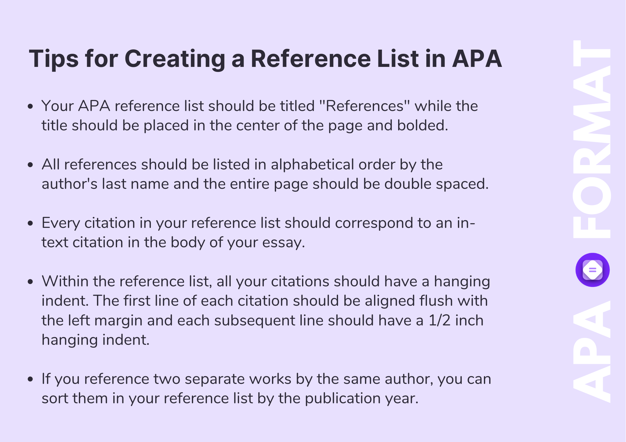 Guide to APA Format & Citations