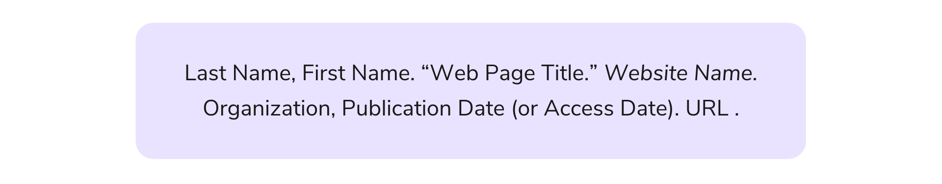 How to cite a website in Chicago